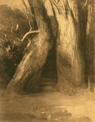 Zwei Bäume, ca. 1875